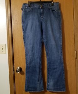 Womens Rock & Republic Medium Wash Denim Jeans, Size 16